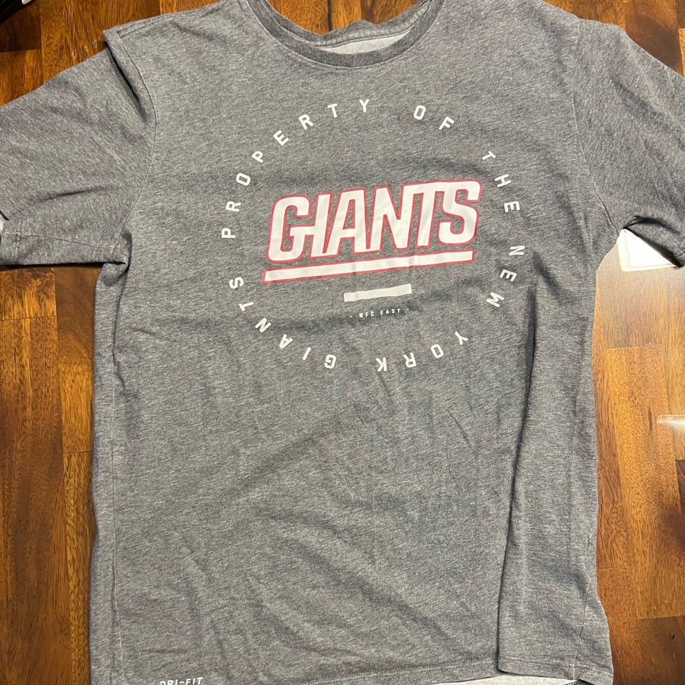 Men's Nike Charcoal New York Giants Sideline Property Of Performance T-Shirt Med
